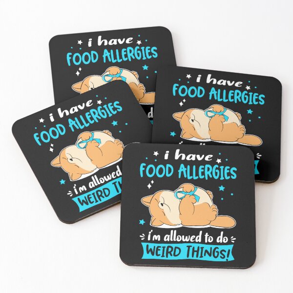 Item preview, Food Allergies Awareness Funny I have Food Allergies i'm allowed to do Weird Things! designed and sold by JanetShop809.