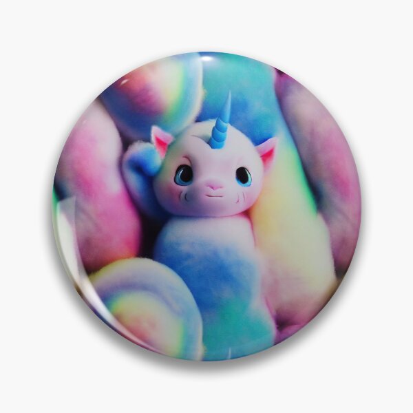 Item preview, Chubby Fuzzy Unicorn Tile designed and sold by sixblackroses.