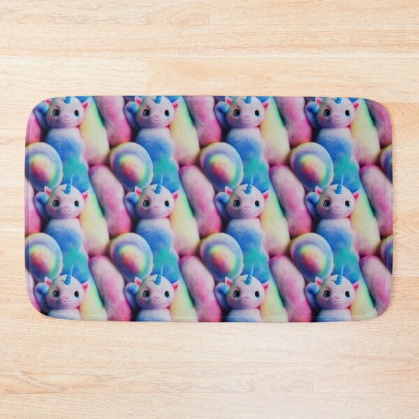 Item preview, Chubby Fuzzy Unicorn Tile designed and sold by sixblackroses.