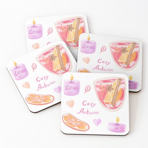 Item preview, Autumn collection of cozy illustrations designed and sold by Verchikowl.