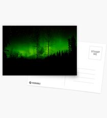Cold Dark Green Night Postcards