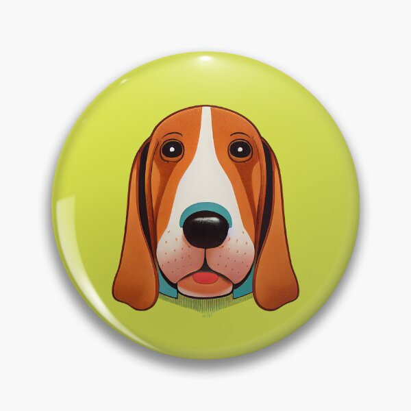 Artikelvorschau, Basset Hound-Druck entworfen und verkauft von ThePurpleMelon.