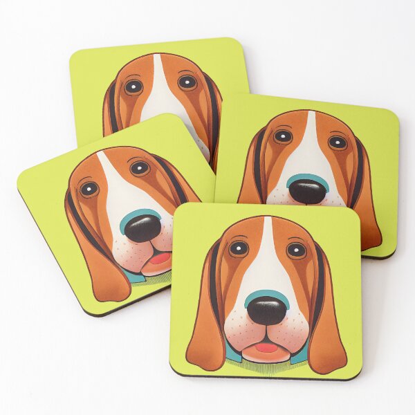 Item preview, Basset Hound Print designed and sold by ThePurpleMelon.