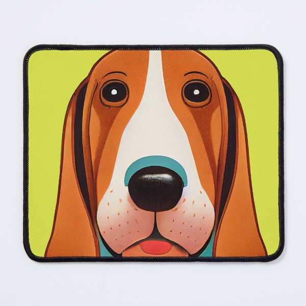 Item preview, Basset Hound Print designed and sold by ThePurpleMelon.