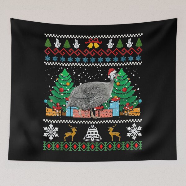 Item preview, Hens Guinea Fowl Bird Santa designed and sold by womhforney.
