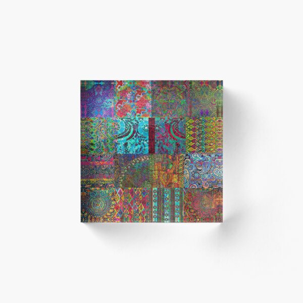 Bohemian Wonderland Acrylic Block
