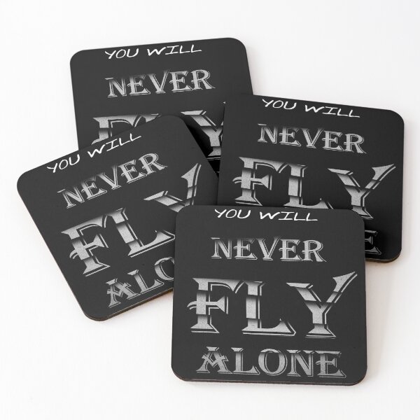 Item preview, you will never fly alone designed and sold by GoldRoad.