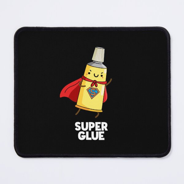 Item preview, Super Glue Funny Puns (Dark BG) designed and sold by punnybone.