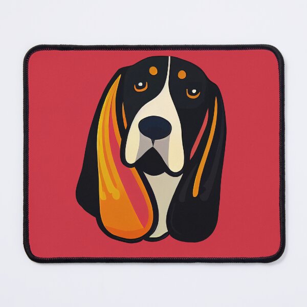 Item preview, Basset Hound Print designed and sold by ThePurpleMelon.