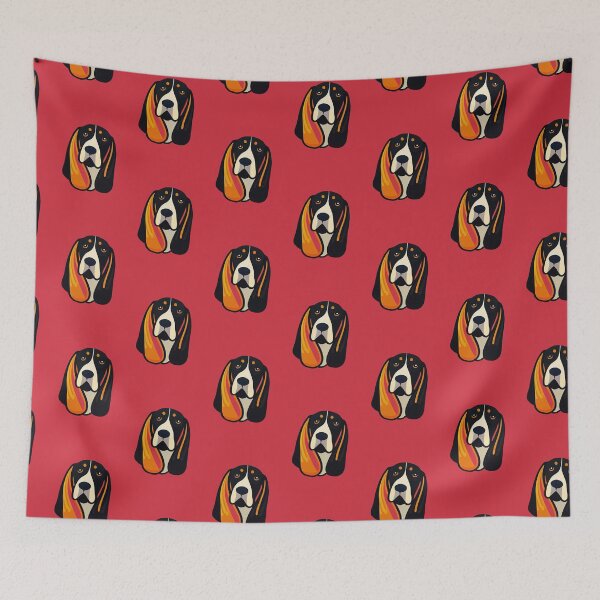 Item preview, Basset Hound Print designed and sold by ThePurpleMelon.