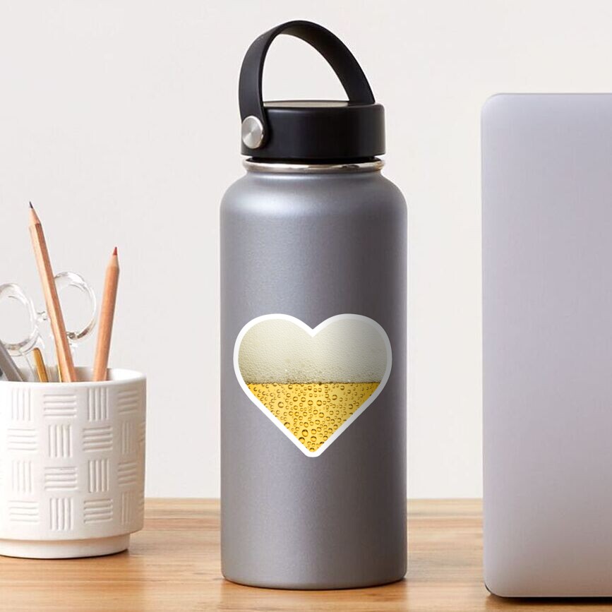 Beer Heart Sticker