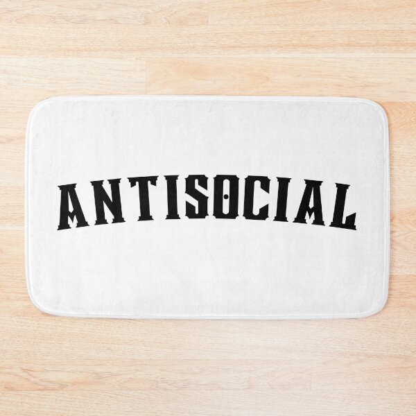Item preview, Antisocial. Antisocial Introvert Typography Design. designed and sold by That Cheeky Tee.