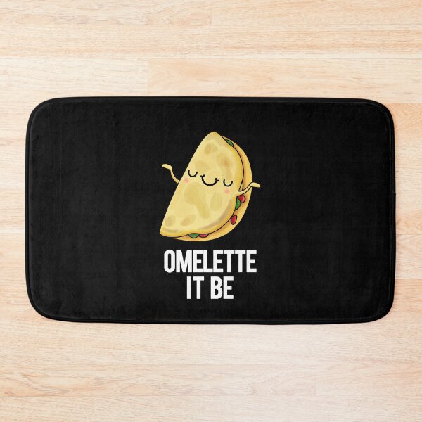 Item preview, Ome-lette It Be Funny Omelette Puns (Dark BG) designed and sold by punnybone.