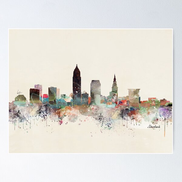 Item preview, cleveland ohio skyline designed and sold by bri-b.
