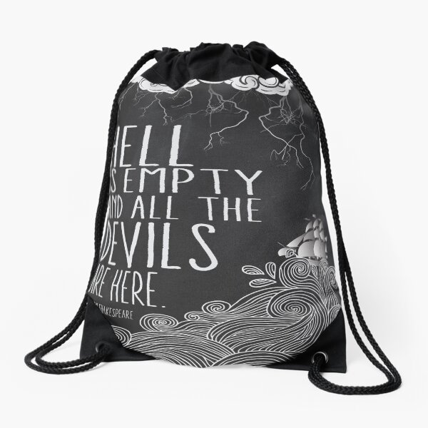 Hell is Empty Drawstring Bag