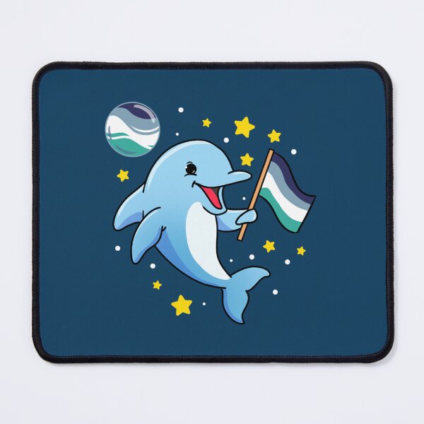 Item preview, Dolphin In Space Oriented Aroace   designed and sold by JenniferDion.