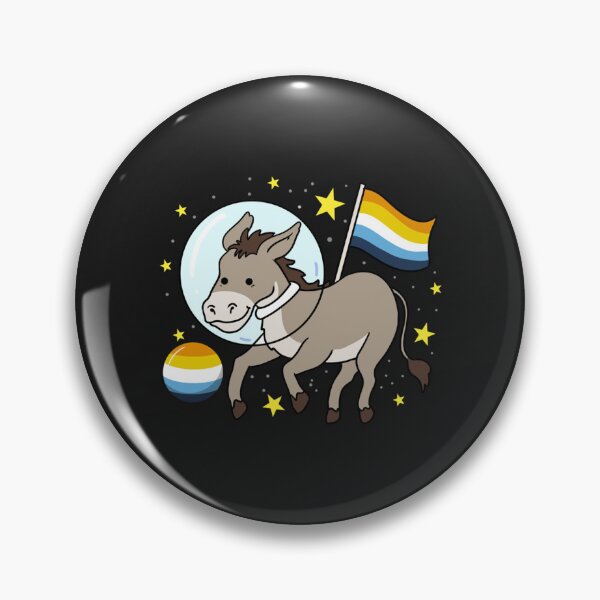 Item preview, Donkey Astronaut Aroace Pride   designed and sold by JenniferDion.