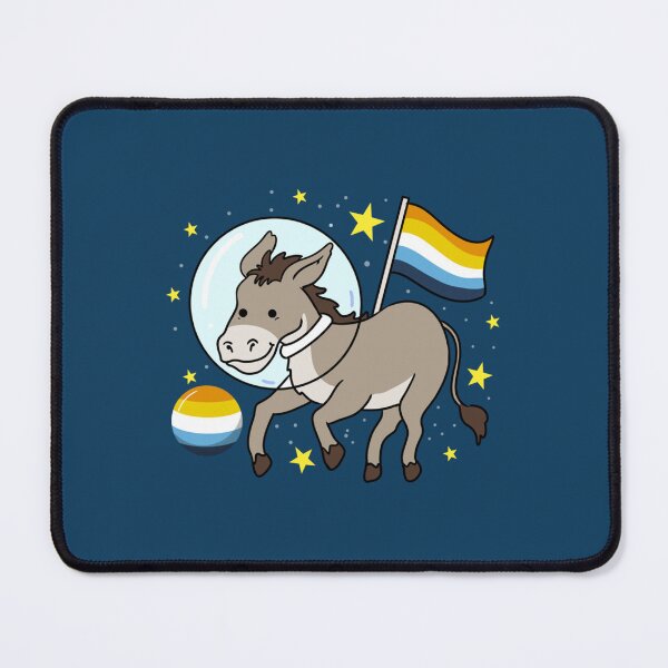 Item preview, Donkey Astronaut Aroace Pride designed and sold by JenniferDion.