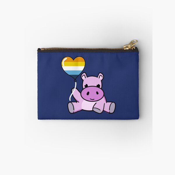 Item preview, Hippo Balloon Aroace Pride   designed and sold by JenniferDion.