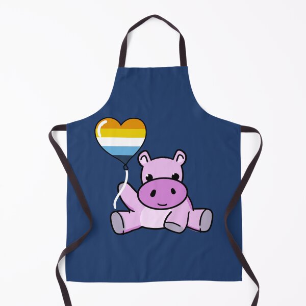Item preview, Hippo Balloon Aroace Pride   designed and sold by JenniferDion.
