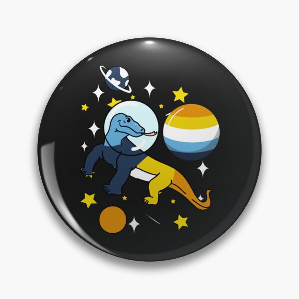 Item preview, Komodo Dragon Astronaut Aroace    designed and sold by JenniferDion.