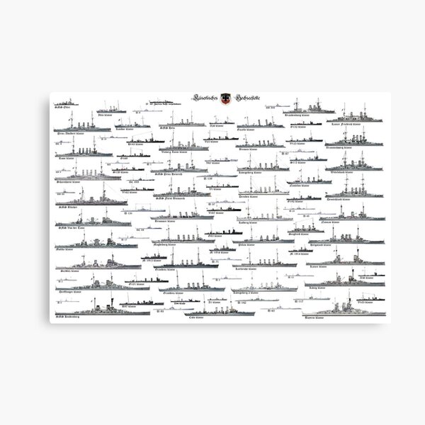 Hochseeflotte Canvas Print