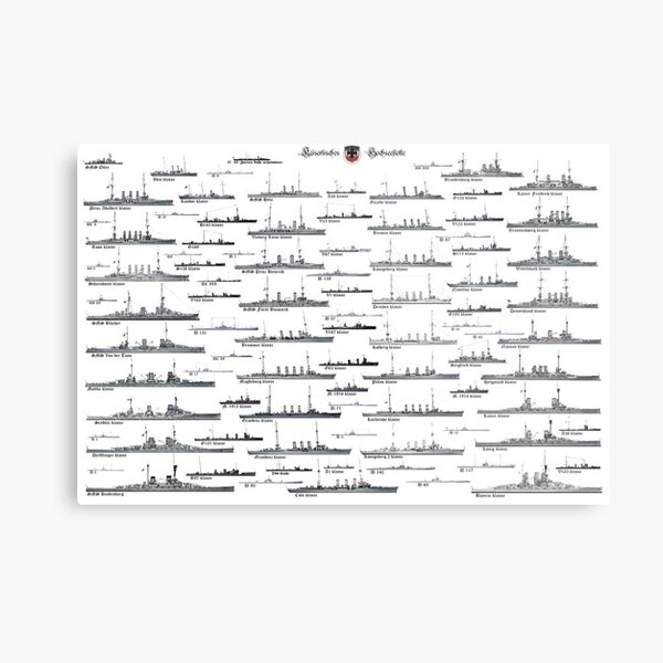 Hochseeflotte Metal Print