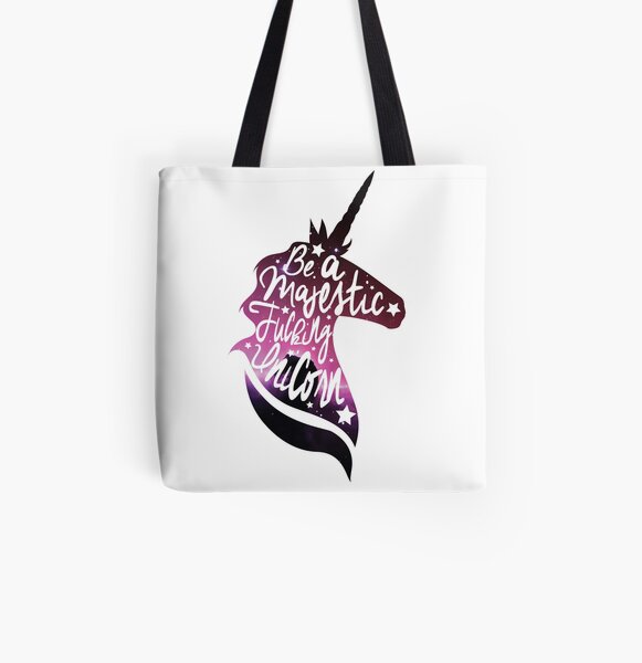 Be Like the Unicorn All Over Print Tote Bag