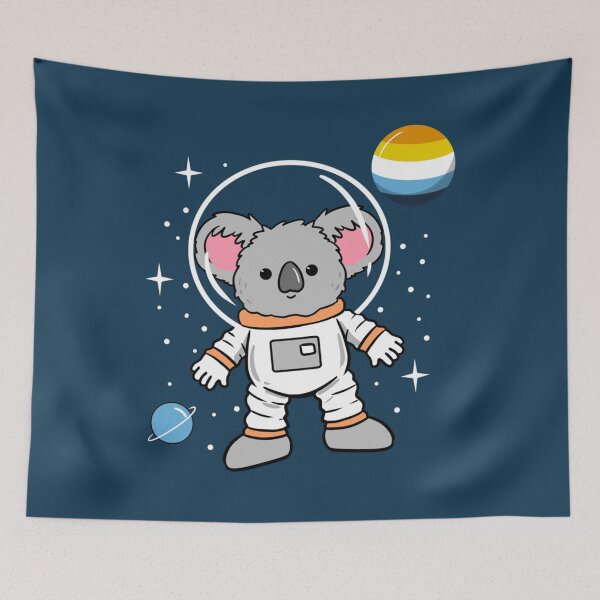Item preview, Koala Astronaut Aroace Pride    designed and sold by JenniferDion.