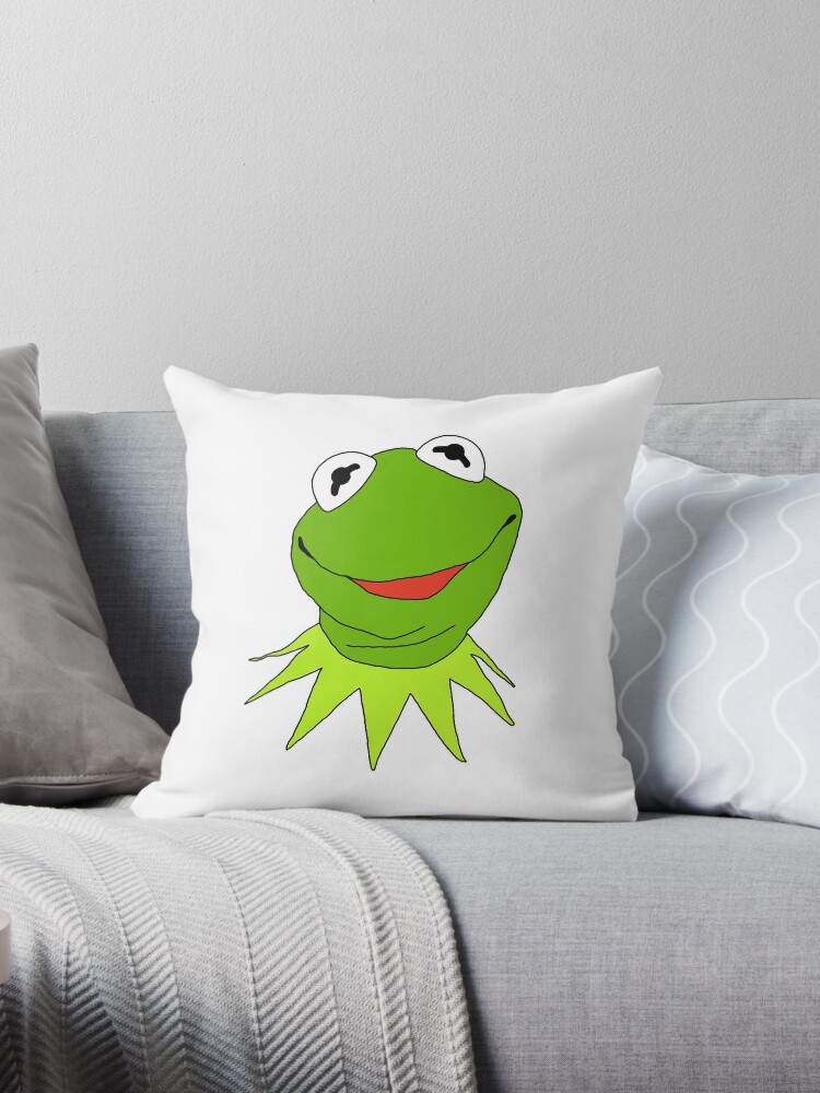 Kermit the frog Pillow for Sale by julimari