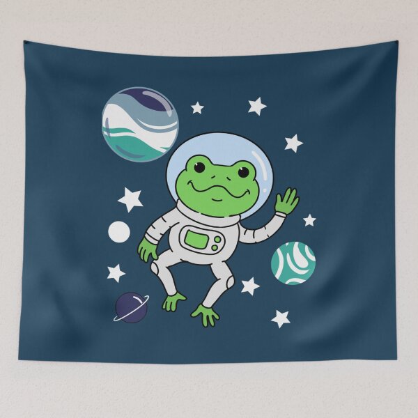 Item preview, Frog In Space Oriented Aroace Pride   designed and sold by JenniferDion.