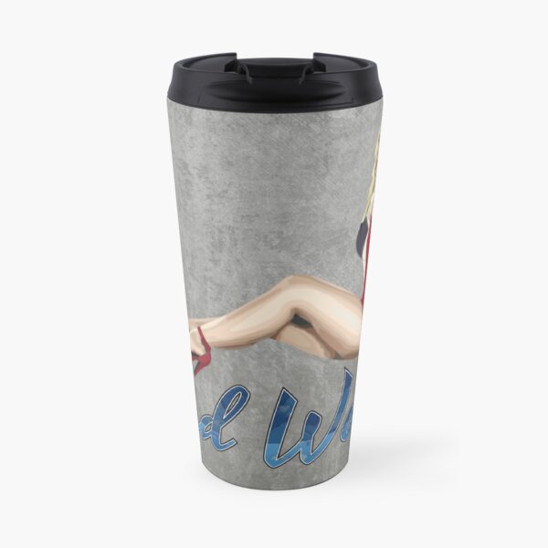 Blonde in a Union Jack...A specific one Travel Mug