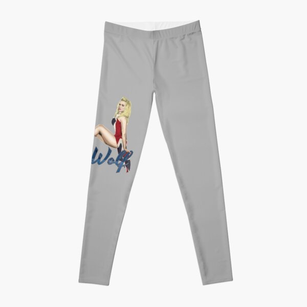 Blonde in a Union Jack...A specific one Leggings