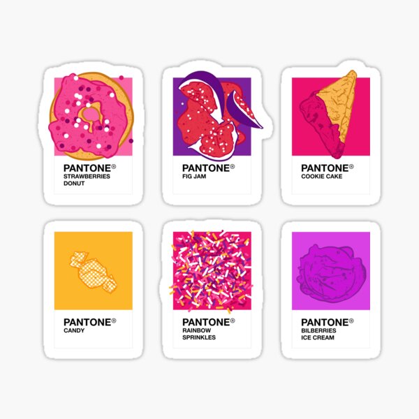 Pantone cafe Sticker