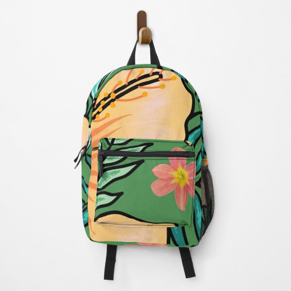Artikelvorschau, Retro hawaiischer Blick-weißer grüner Pfirsich entworfen und verkauft von starfishstuff.