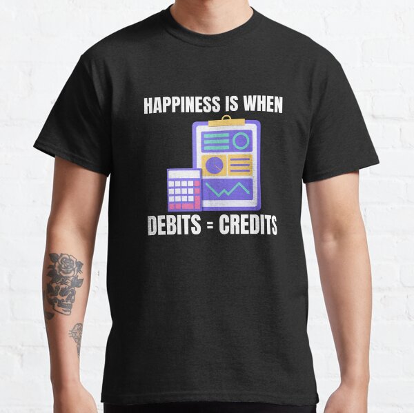 Item preview, Happiness Is When Debits = Credits  designed and sold by TomorrowQuotes.