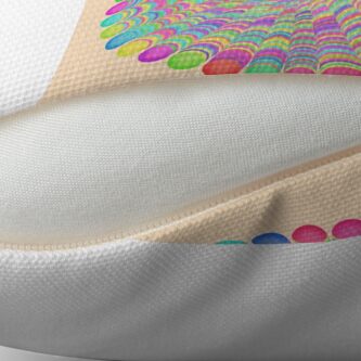 Alternate view of Random Color Generation Throw Pillow