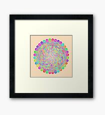 Random Color Generation Framed Print