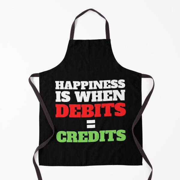 Item preview, Happiness Is When Debits = Credits designed and sold by TomorrowQuotes.