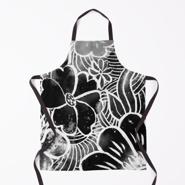 Item preview, Black And White Abstract Watercolor Floral Splashes Flowers Garden V designed and sold by Irina Sztukowski.