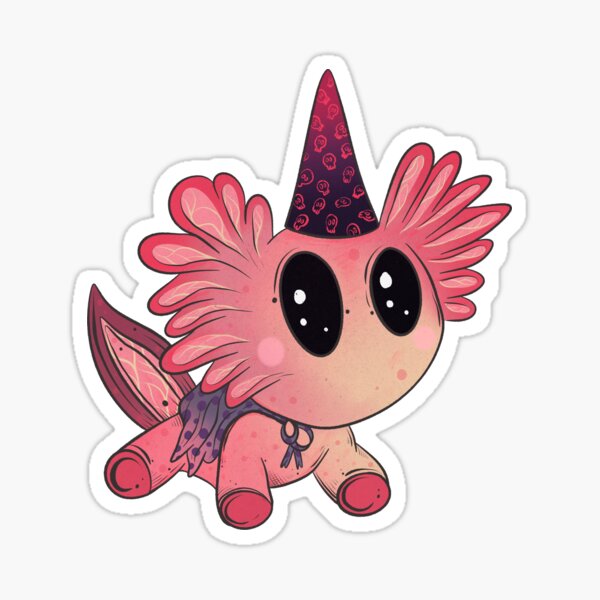Axolotl Cutie Retractable Badge Reel – PinkPolish Design