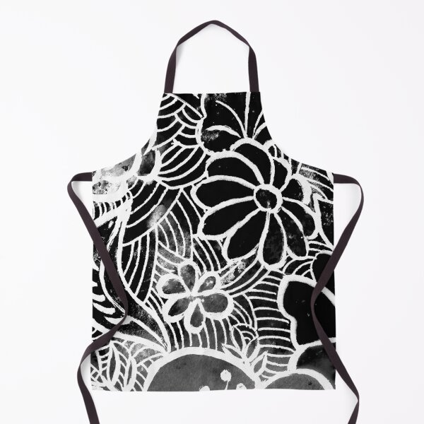 Item preview, Black And White Abstract Watercolor Floral Splashes Flowers Garden VII designed and sold by Irina Sztukowski.