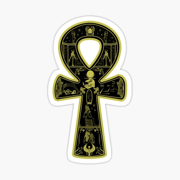 Beautiful Ankh Sticker