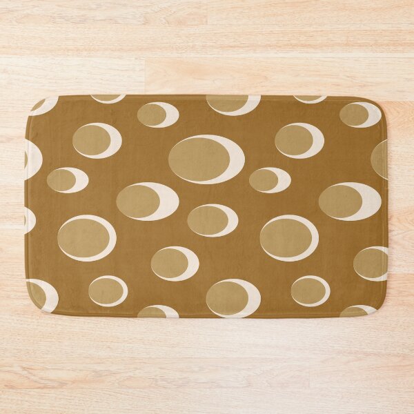 Item preview, Bubbles and pearls in mustard, ochre yellow and warm white designed and sold by FrancesPoff.