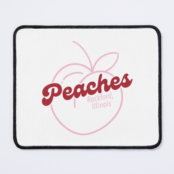 Item preview, Peaches - Rockford, Illinois (Red/ Pink) designed and sold by autumnologyart.