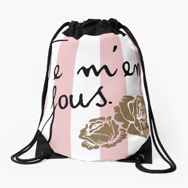 Je m'en fous Drawstring Bag
