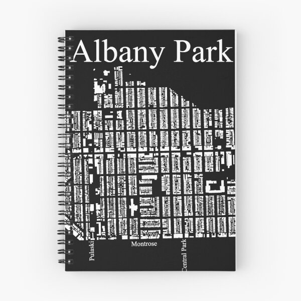 Item preview, Albany Park Nieghborhood Map designed and sold by Palabrotas.