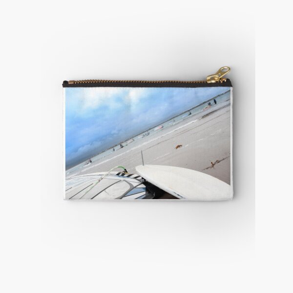 Item preview, sail with windsurfers getting ready designed and sold by morrbyte.