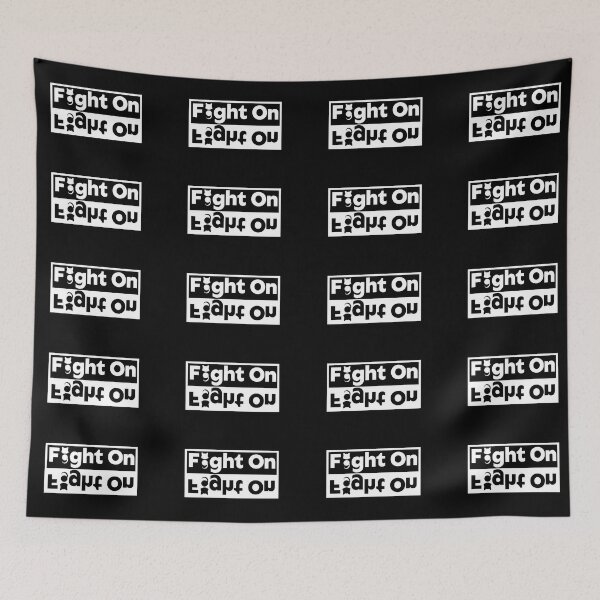 Item preview, Semicolon Cat (Fight On Mirrored) designed and sold by SimplyMe-Plus.