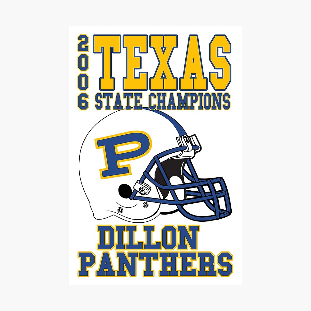 Dillon Panthers Football - vintage logo Poster for Sale by Primotees